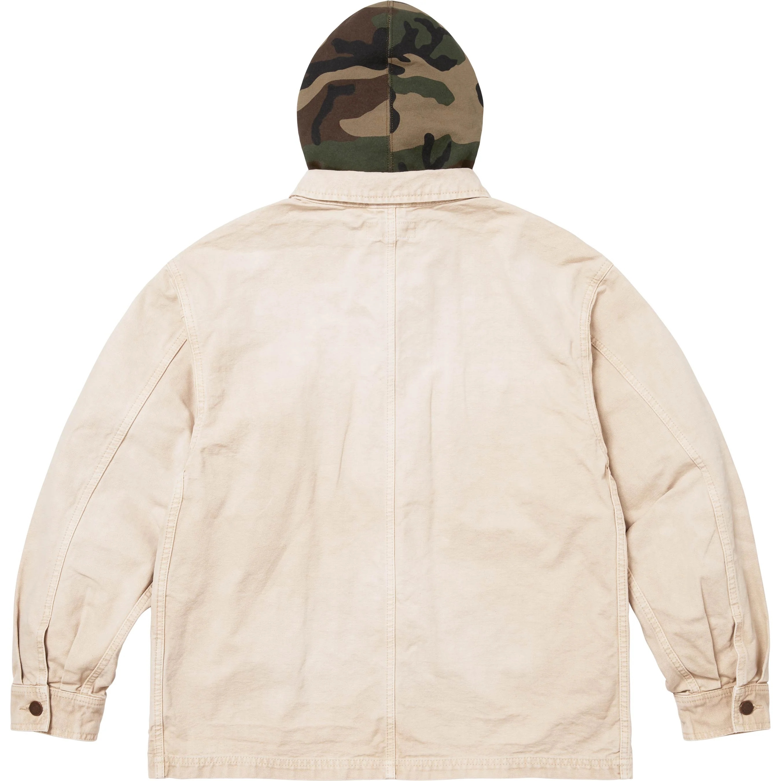 Worn Hooded Chore Coat view 6
